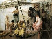 Gustave Boulanger Le march aux esclaves France oil painting artist
